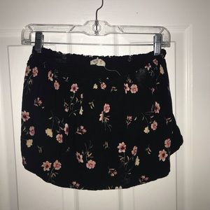 Hollister Floral Crop/Tube Top